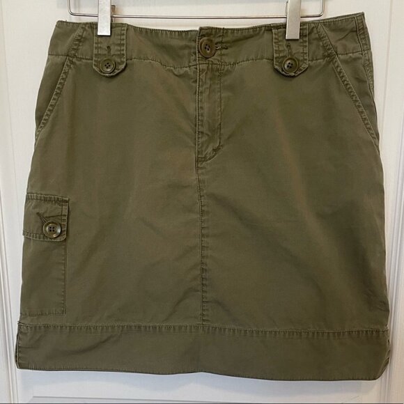 Eddie Bauer • A-Line Y2K Cargo Skirt - Picture 2 of 10